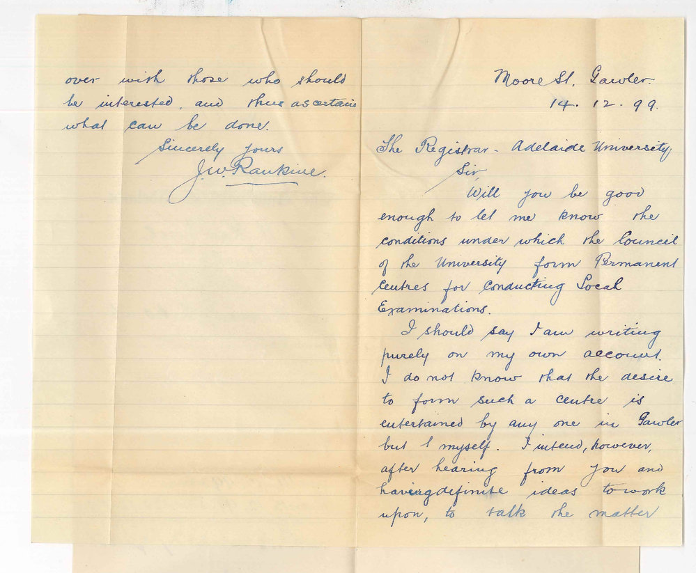 J W Rankine - Gawler - University Centre at Gawler