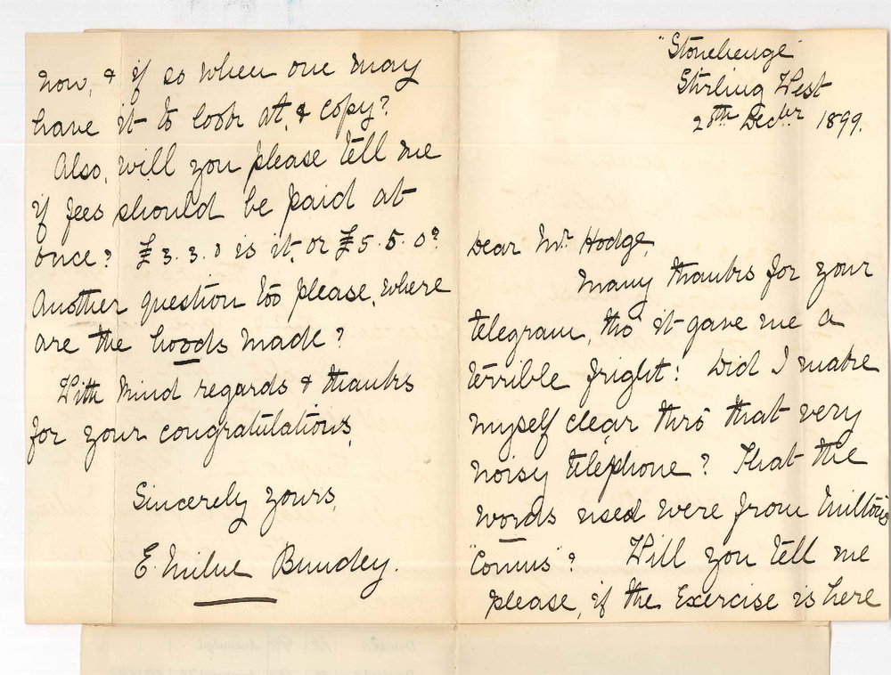 Miss Ellen Milne Bundey - Stirling West - Mus Bac Exercise