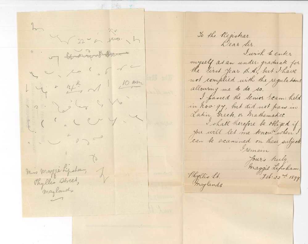 Miss Maggie Lipsham - Maylands - BA Course