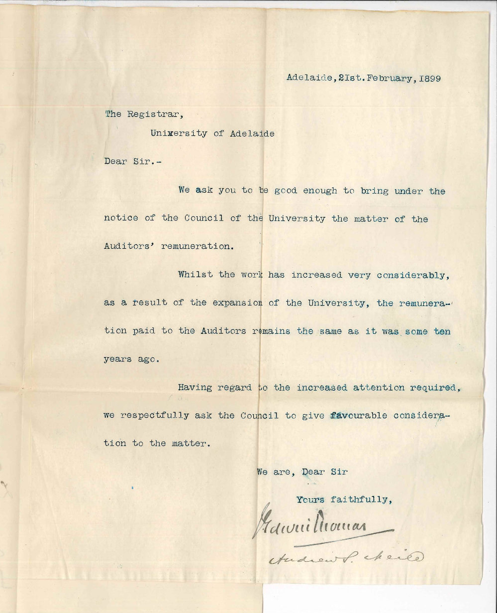 J Edwin Thomas and A S Neill  - Auditors Remuneration