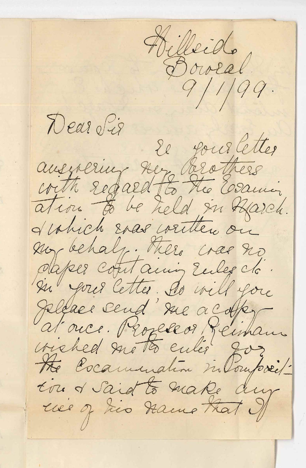 Miss V Newton Russell - Bowral - Elder Scholarships at Conservatorium