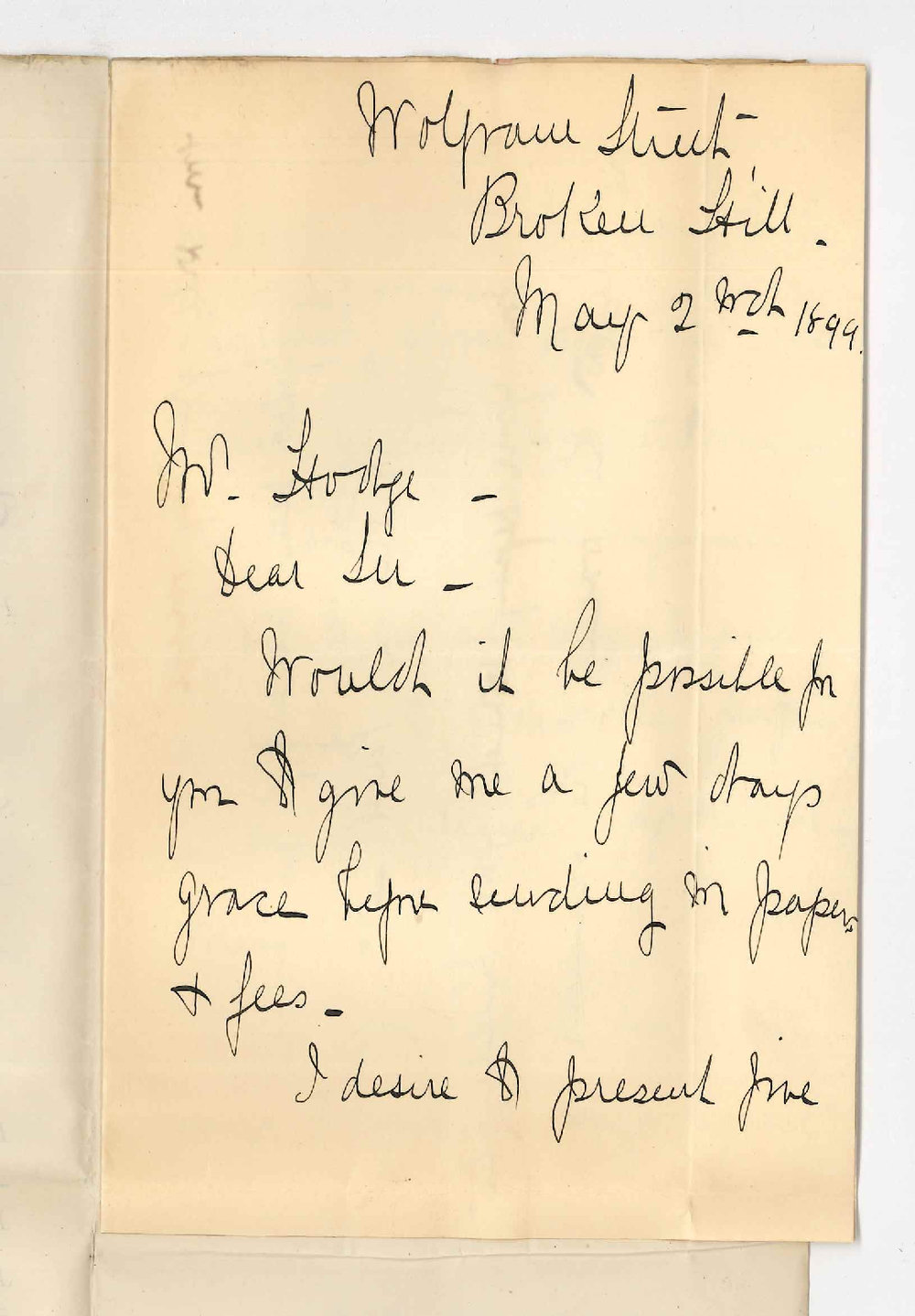 Miss Marie L Paul - Broken Hill - Regarding Music Examination