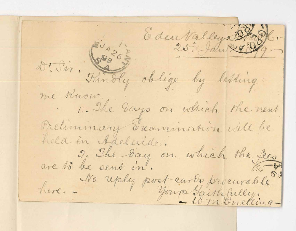 William Snelling - Eden Valley - Concerning Preliminary Examination