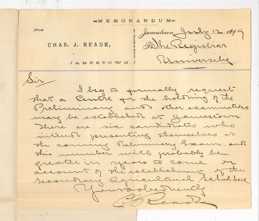 Charles J Reade - Jamestown - Centre at Jamestown