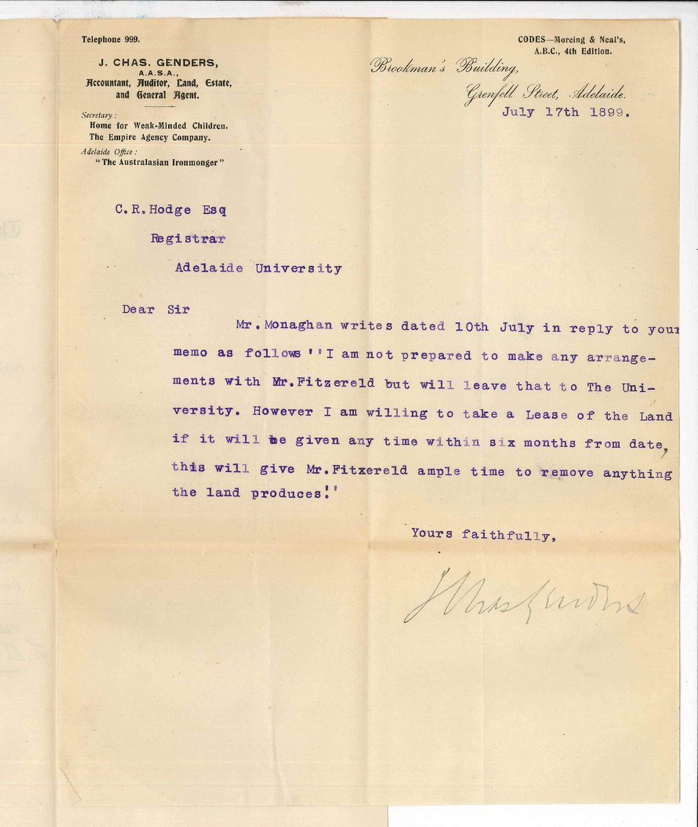 J Charles Genders - Adelaide - Land at Wirreanda