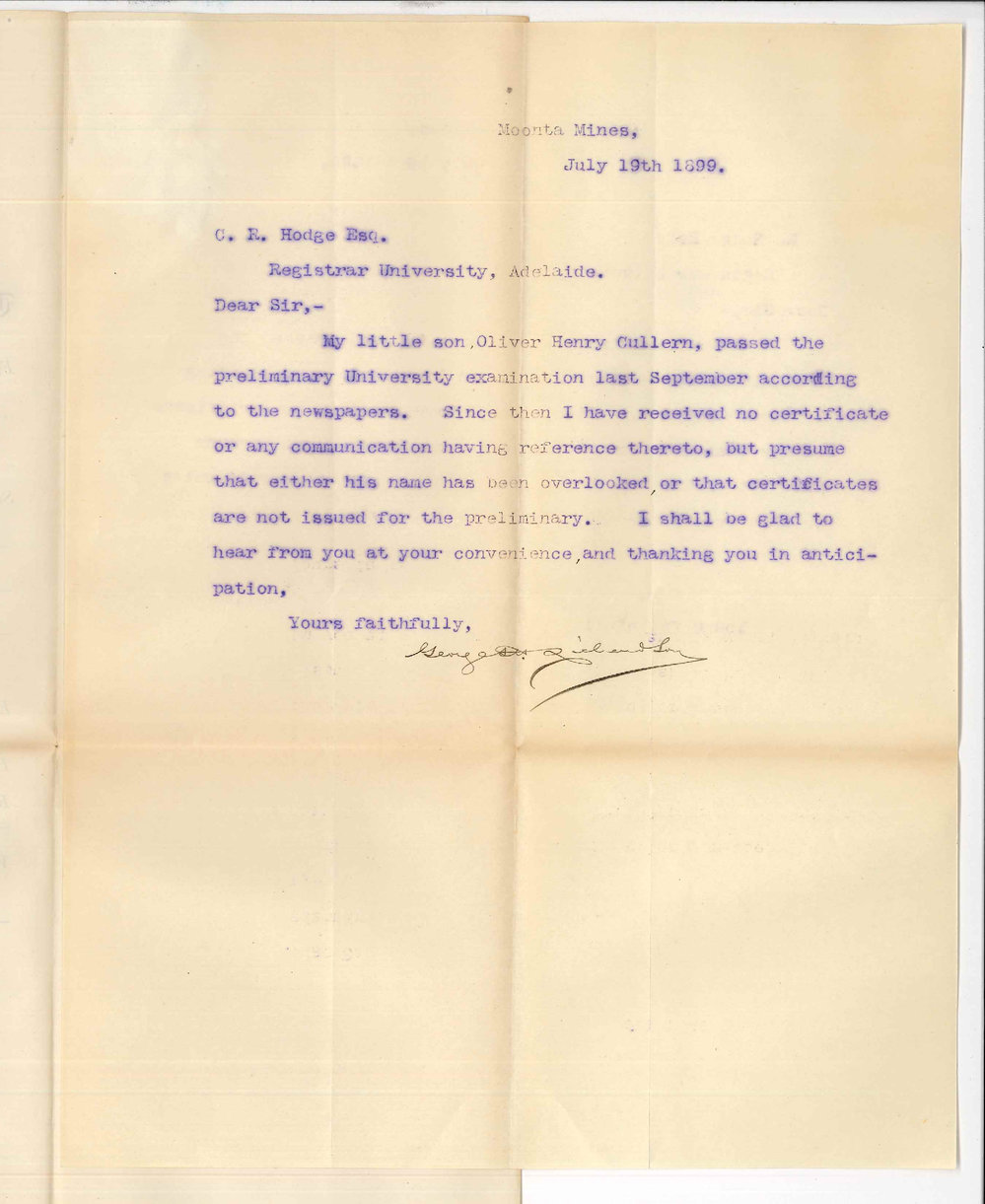 George S H Richardson - Moonta Mines - Preliminary Examination