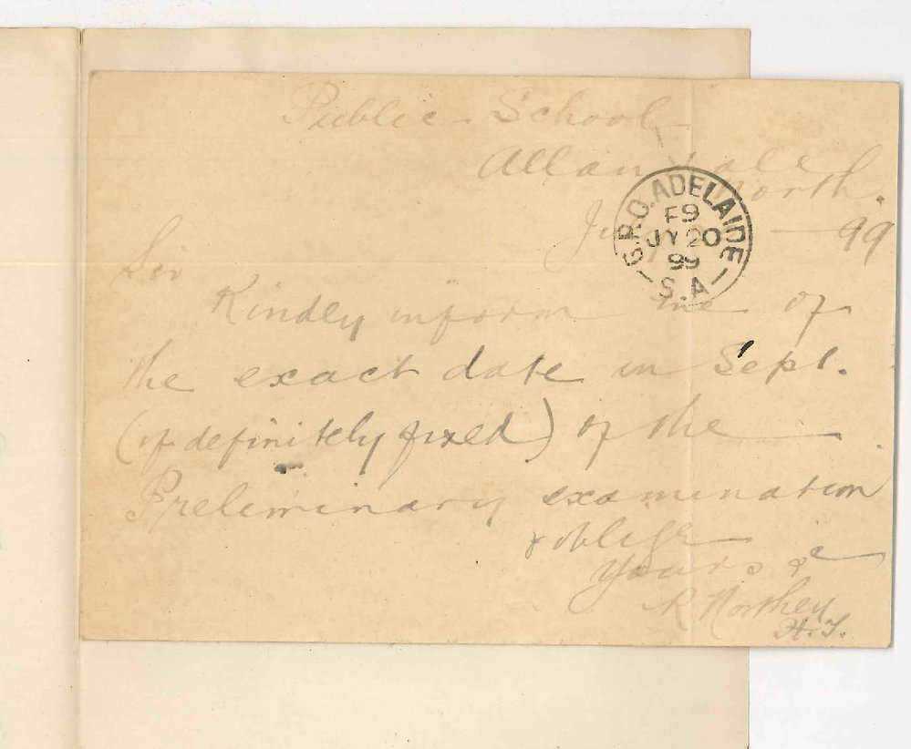 R Northey - Allandale North - Information Preliminary Examination