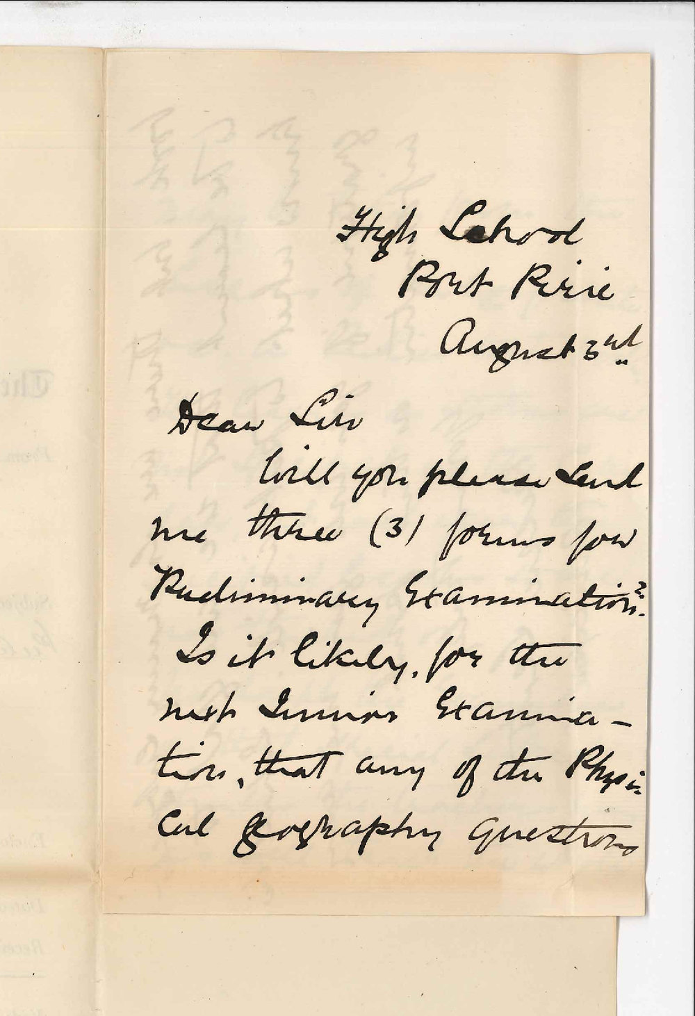 Miss Bessie Scott - Port Pirie - Concerning Junior Public Examination