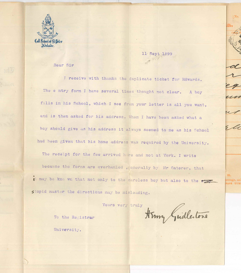 Henry Girdlestone - St Peters College - Preliminary Examination