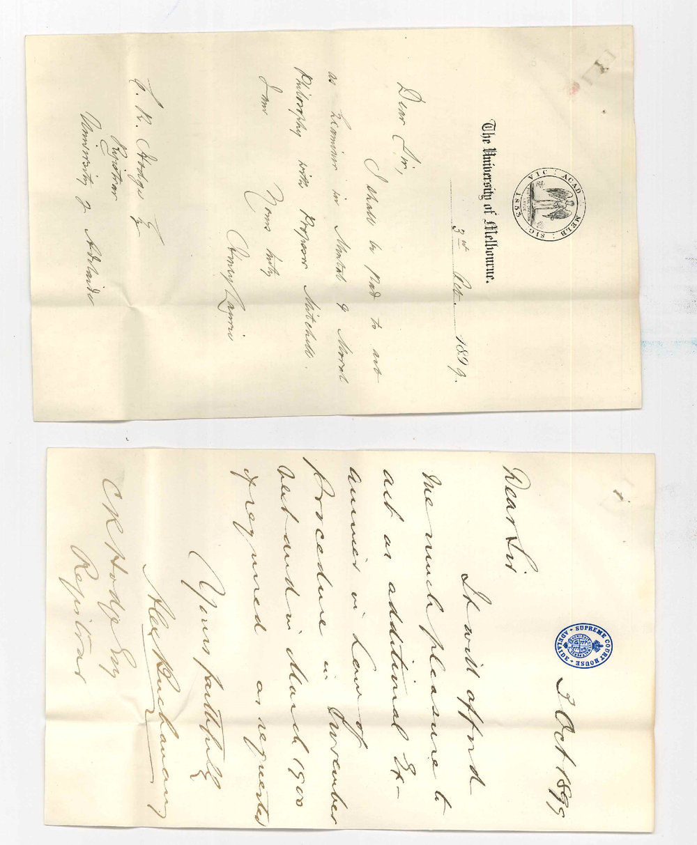 Various Examiners - Consenting to act