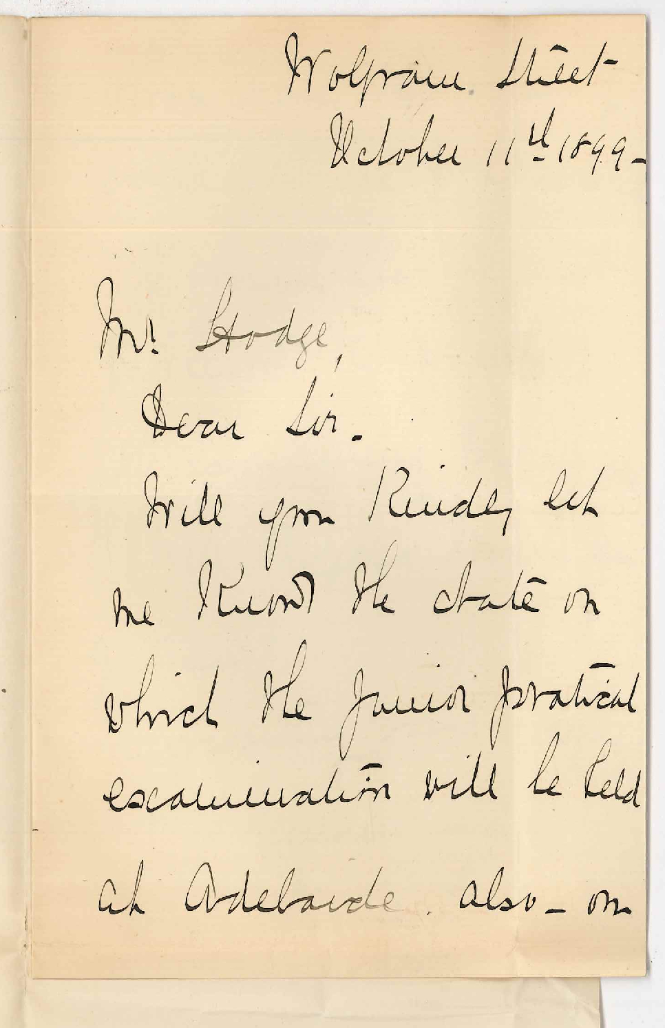 Miss Marie L Paul - Broken Hill - Entries for Examinations in Practice of Music