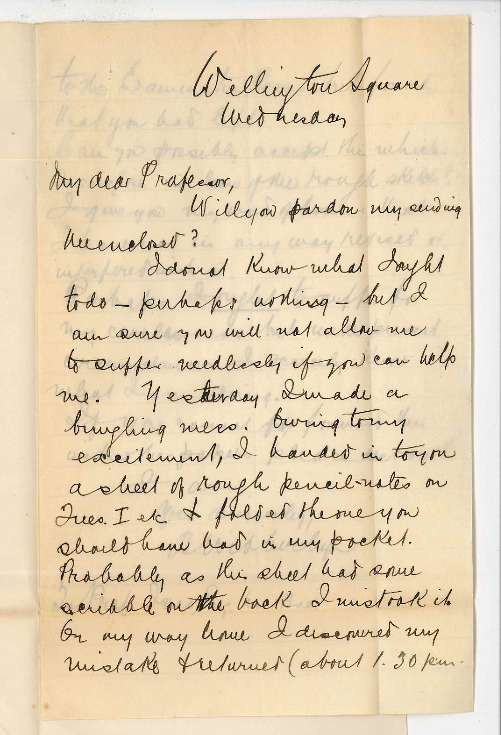 Reverend Brian Wibberley - North Adelaide - Music Bachelor Examination