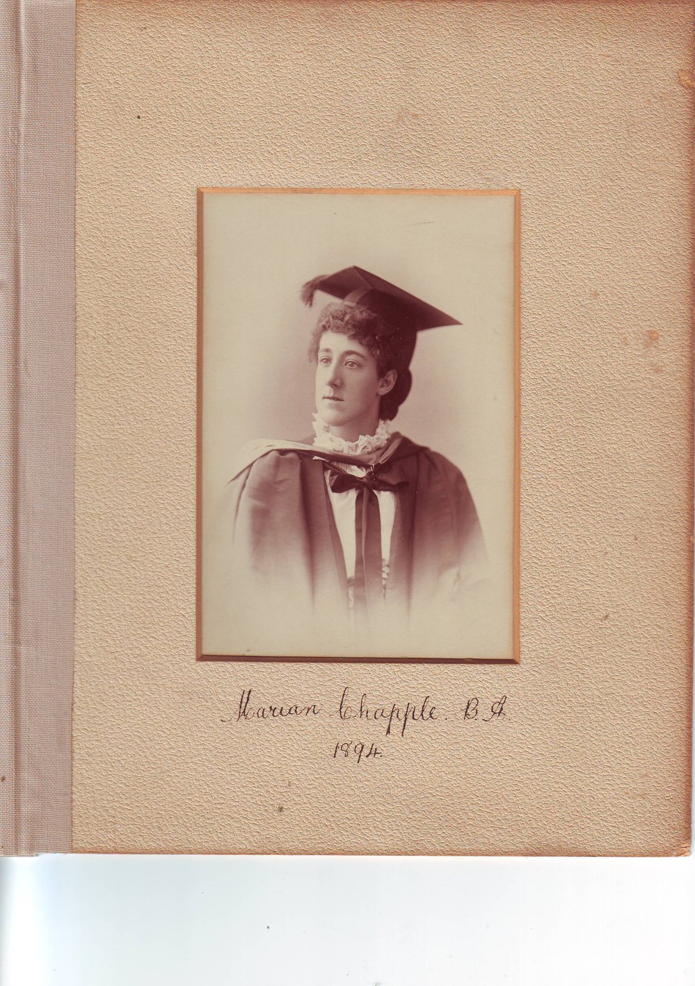 BROADBENT, Marian&nbsp;(nee Chapple) BA