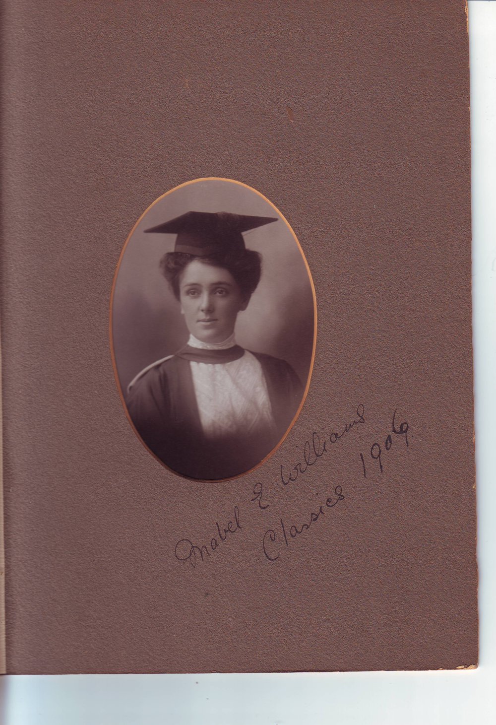 WILLIAMS, Mabel E BA (Classics)