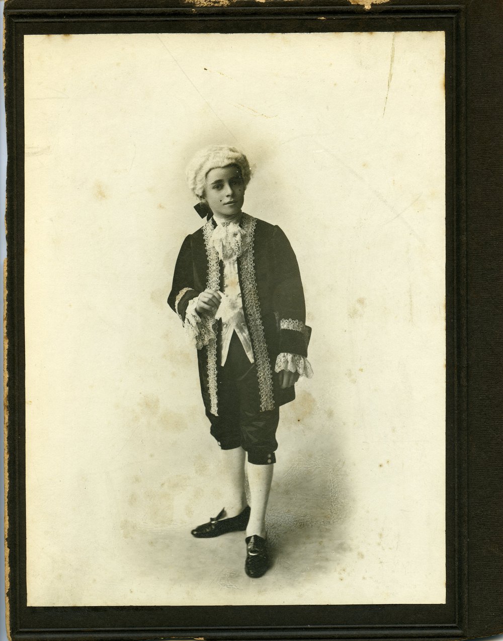 Howard Florey in 15th century costume, c1908