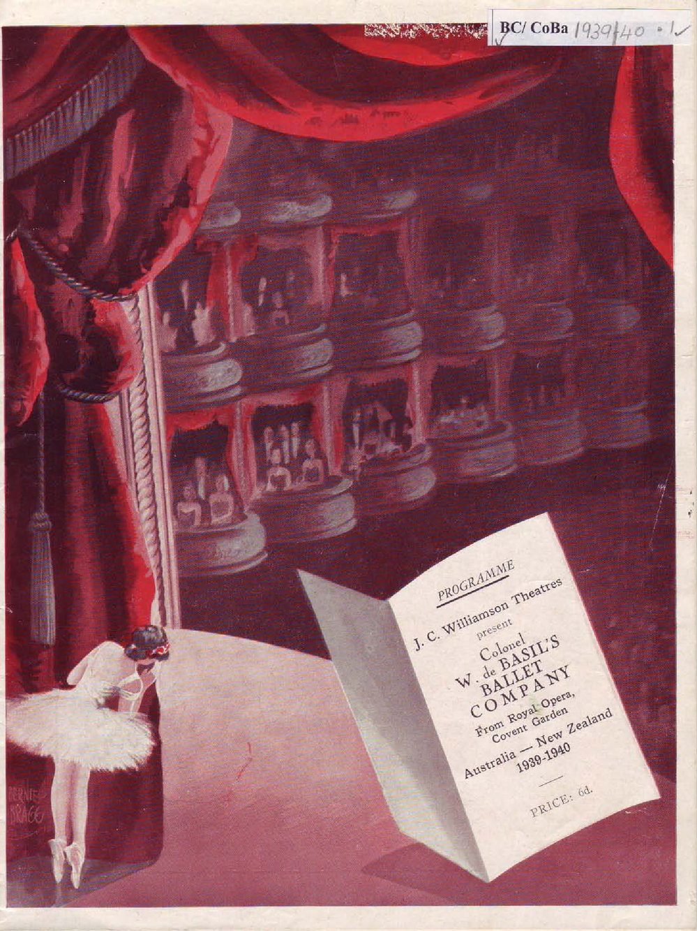 Ballets Russes - Williamson Programme - 1939