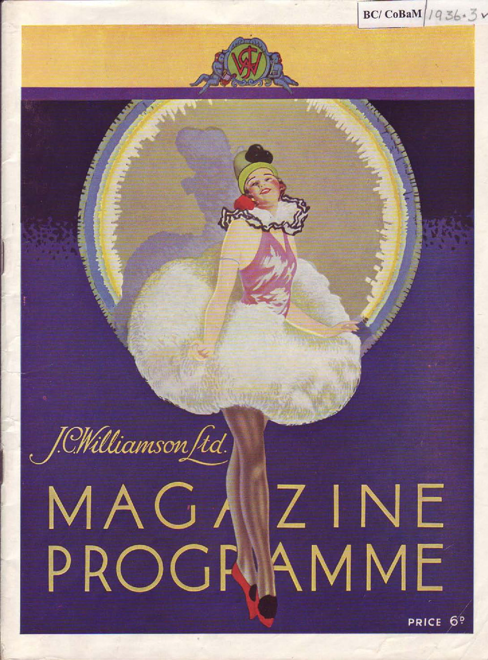 Ballets Russes - Williamson Magazine Programme - 1936