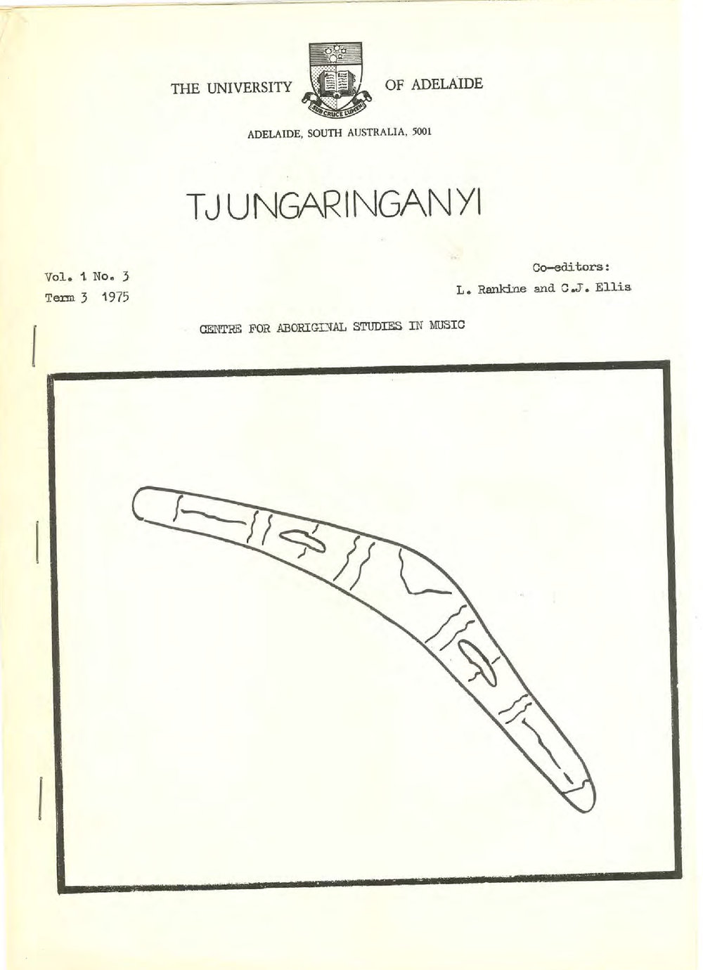Tjungaringanyi - Vol 1 No 3 - Term 3 - 1975