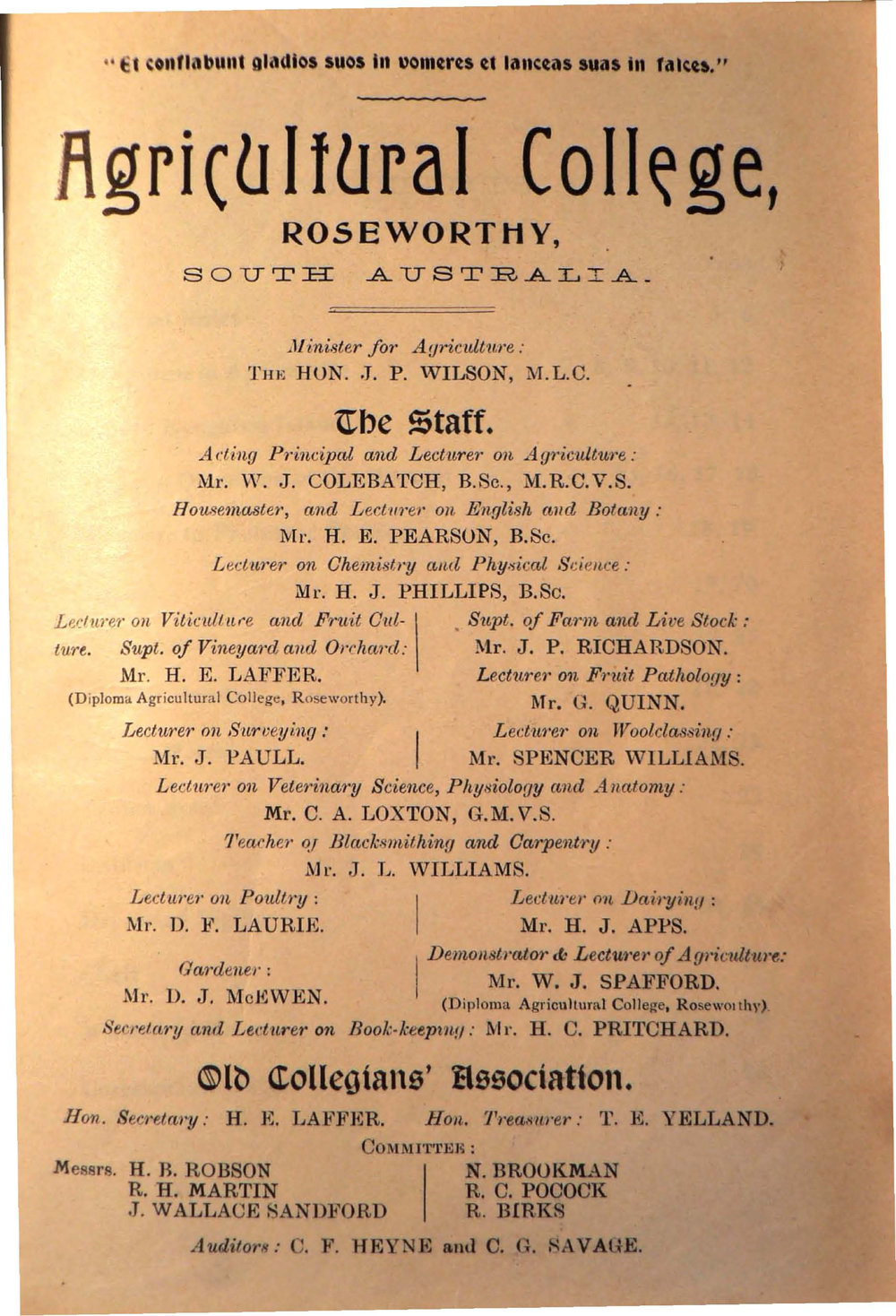 Roseworthy Student Vol 11 No 2 April 1911