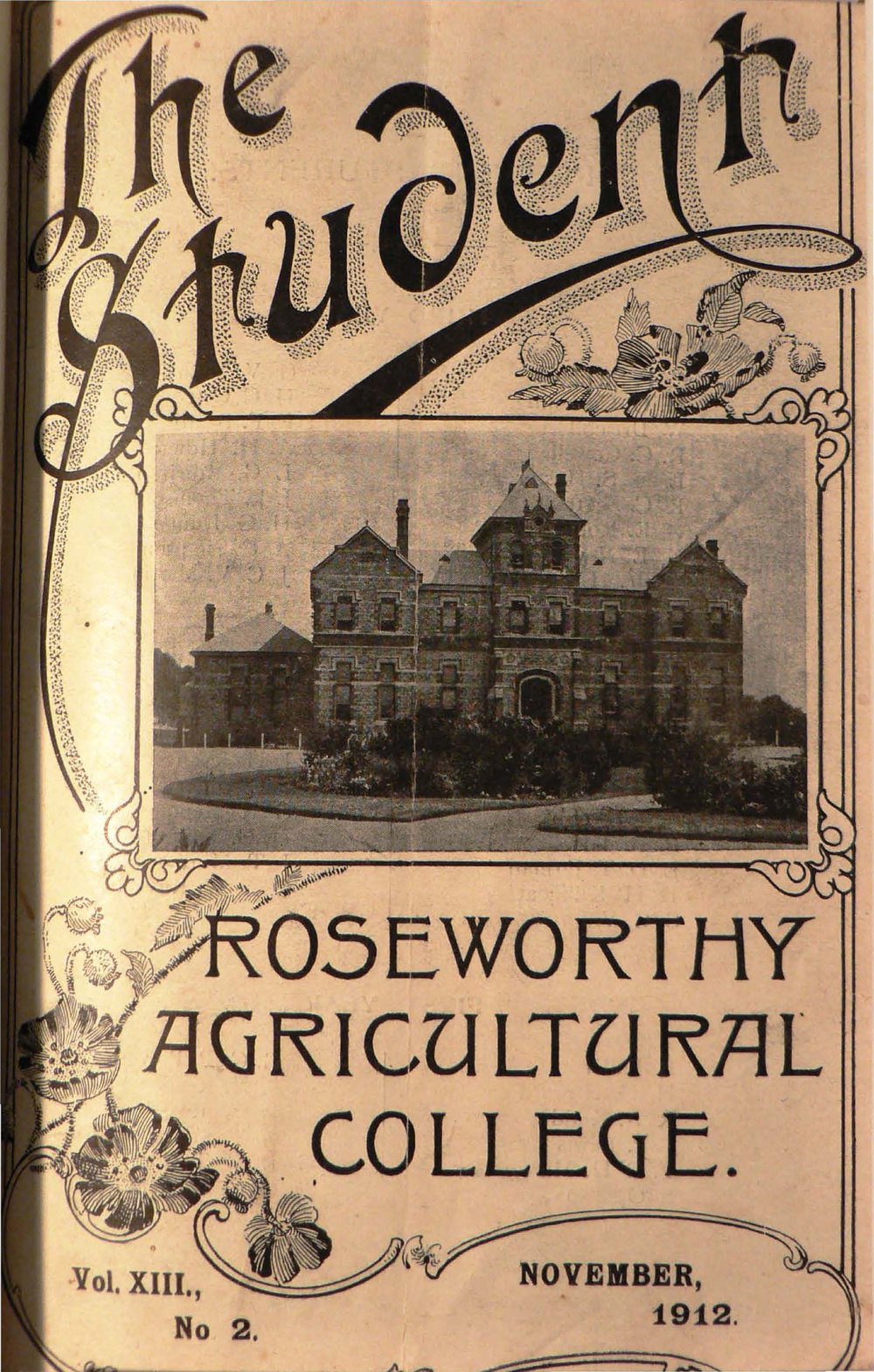 Roseworthy Student Vol 13 No 2 November 1912