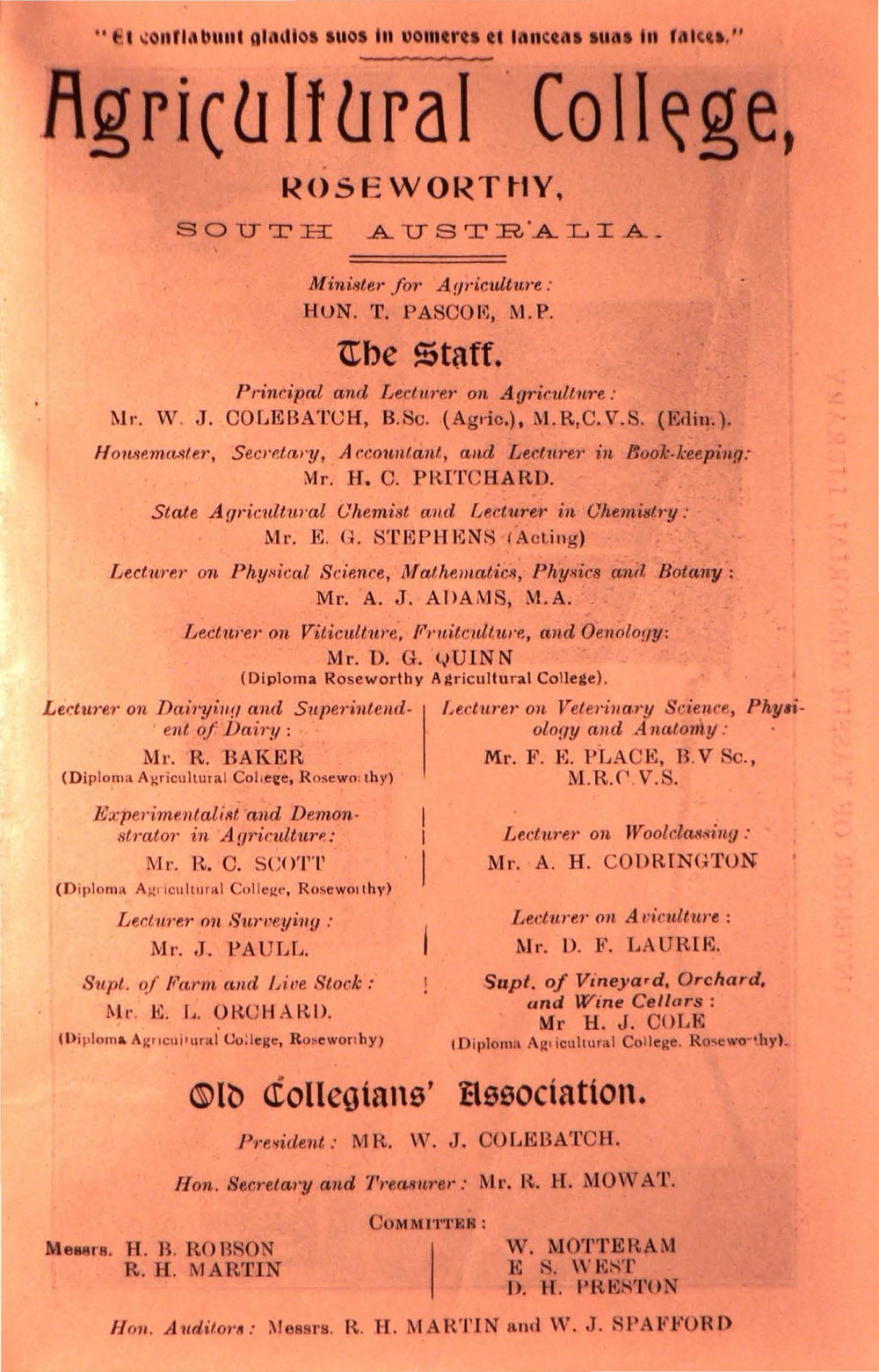 Roseworthy Student Vol 20 No 2 December 1921