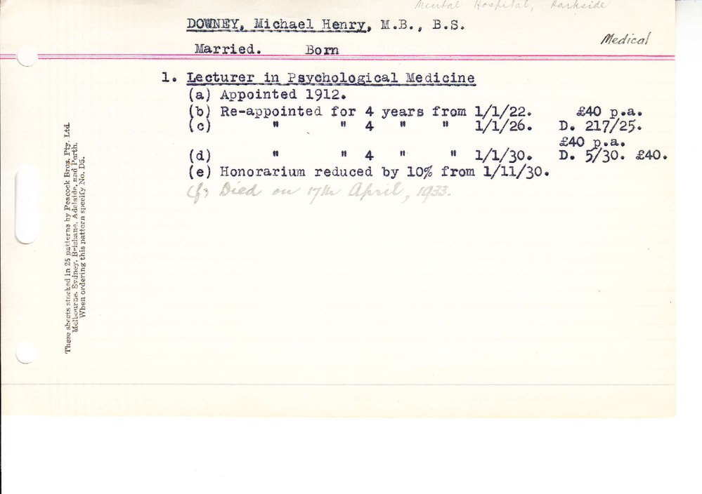 DOWNEY, Michael Henry