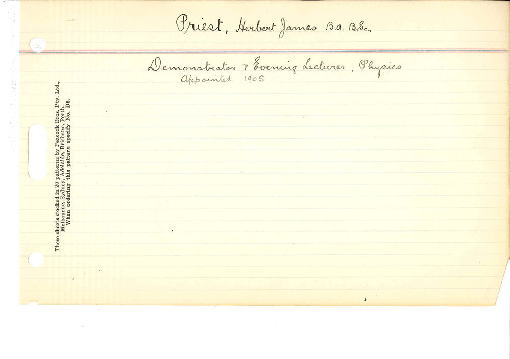 PRIEST, Herbert James