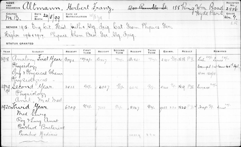 ALTMANN, Herbert Franz