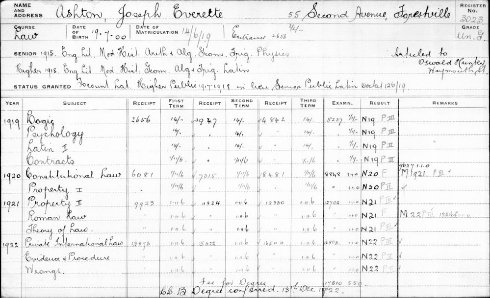 ASHTON, Joseph Everette