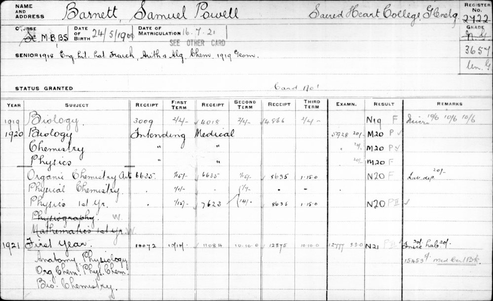 BARNETT, Samuel Powell