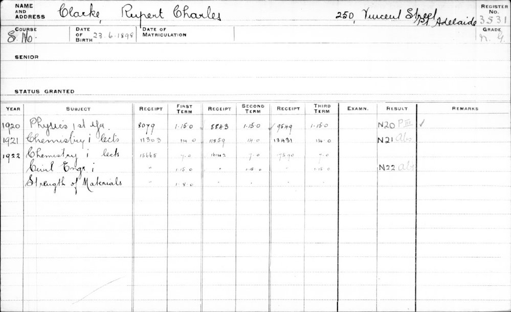 CLARKE, Rupert Charles