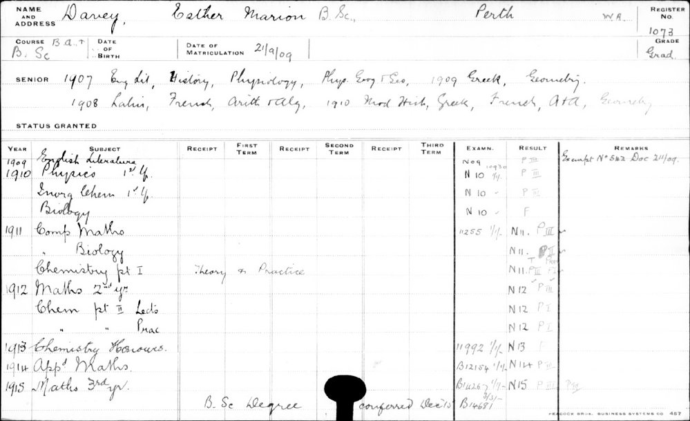 DAVEY, Esther Marion