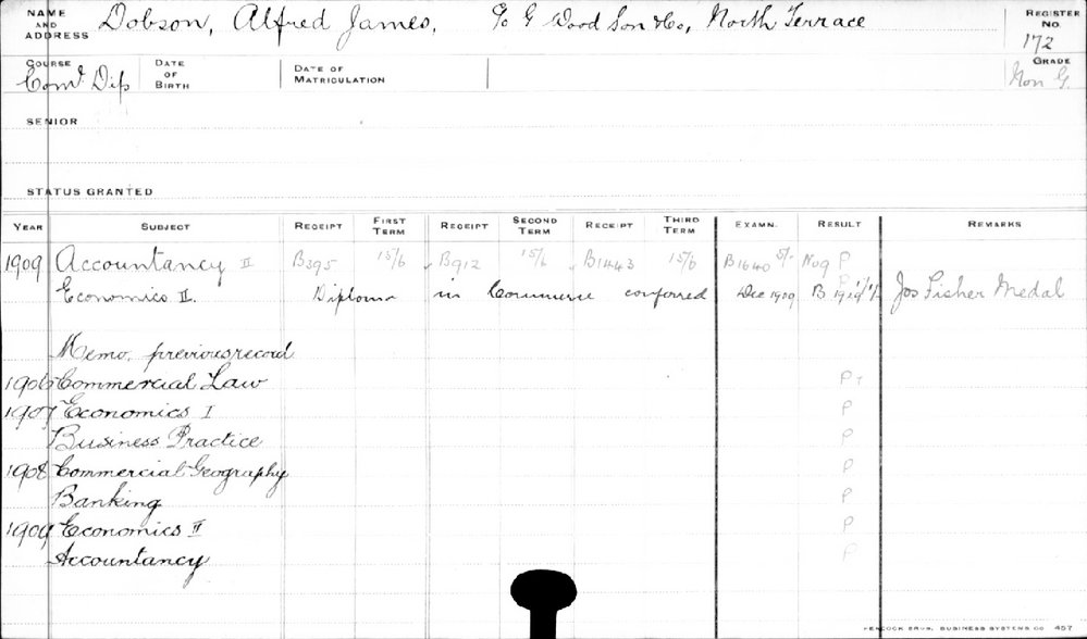 DOBSON, Alfred James