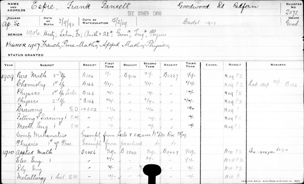 ESPIE, Frank Fancett