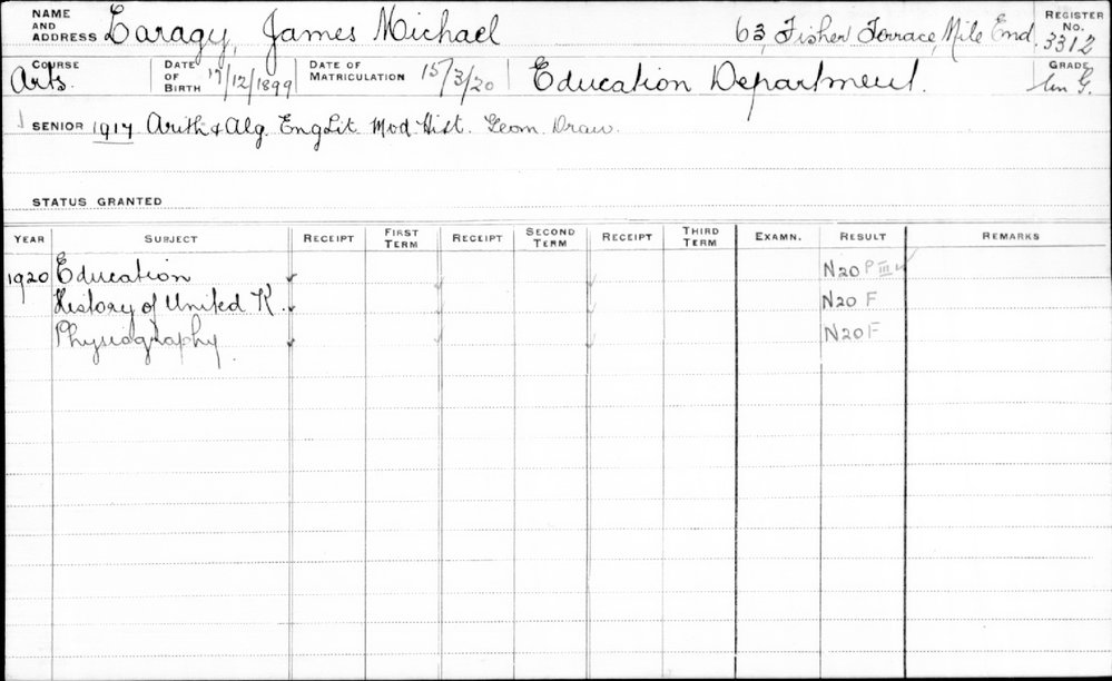 LARAGY, James Michael