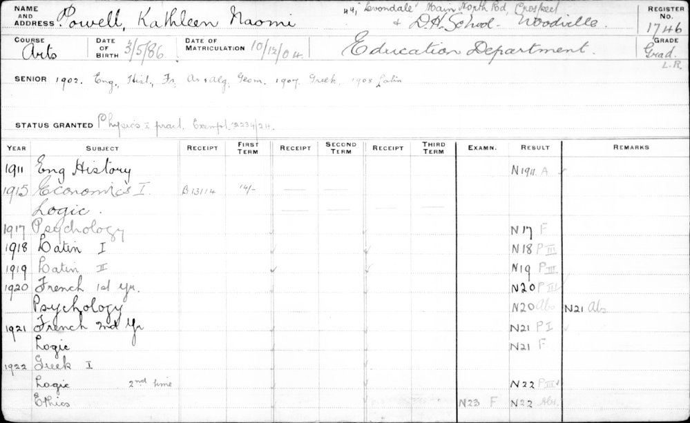 POWELL, Kathleen Naomi