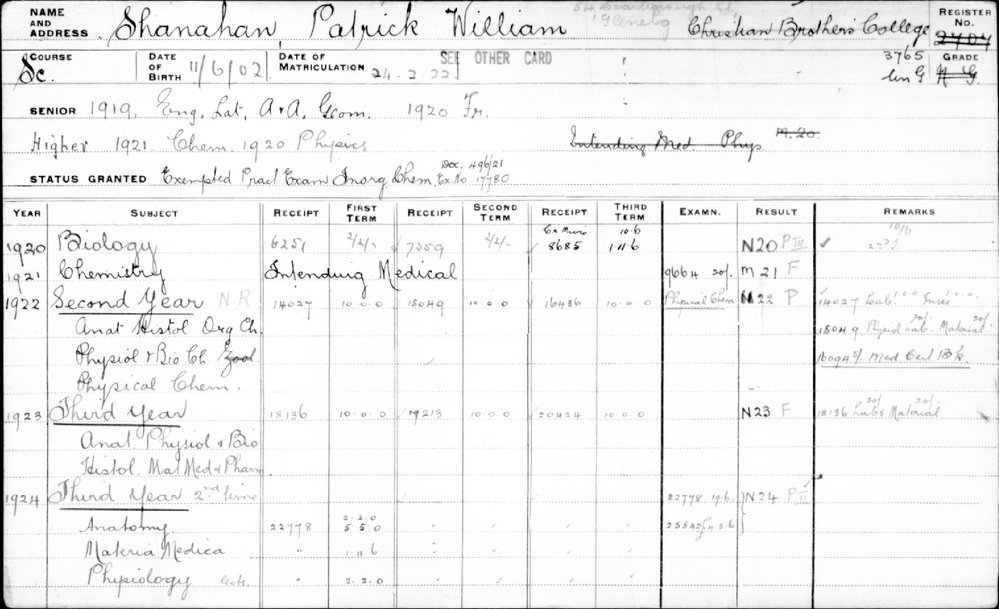 SHANAHAN, Patrick William