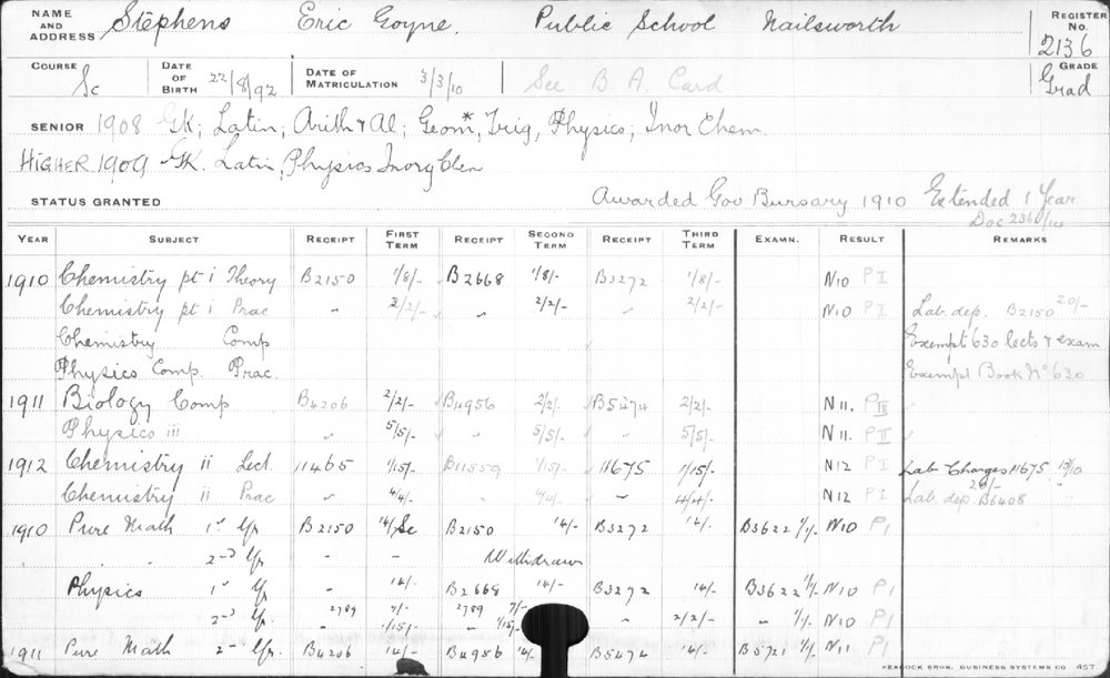 STEPHENS, Eric Goyne