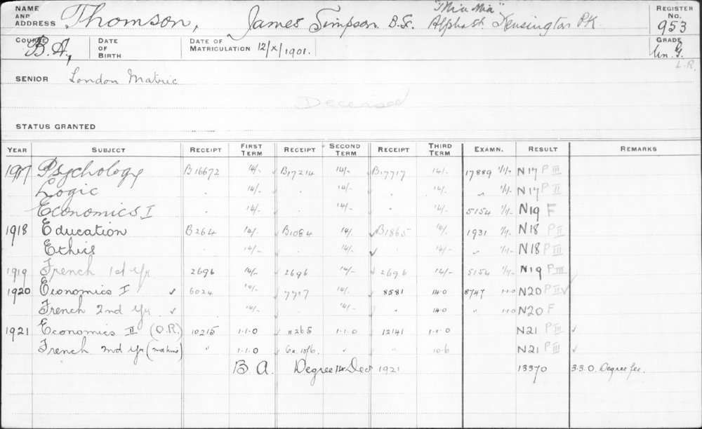 THOMSON, James Simpson