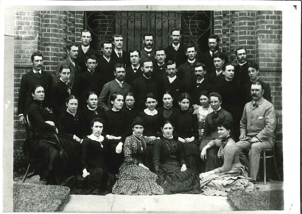 Teachers Training College Students and Principal, c1885
