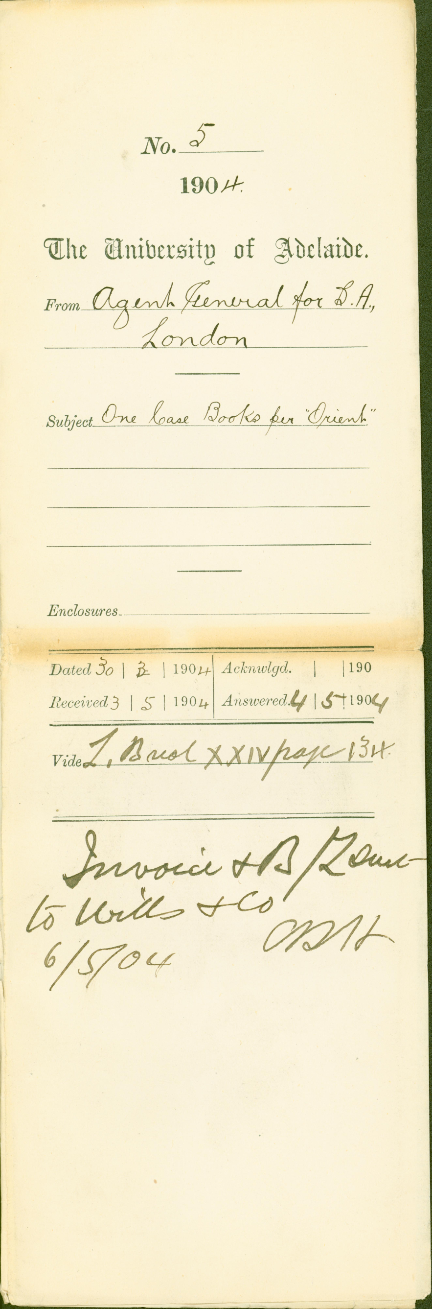 One Case Books per Orient