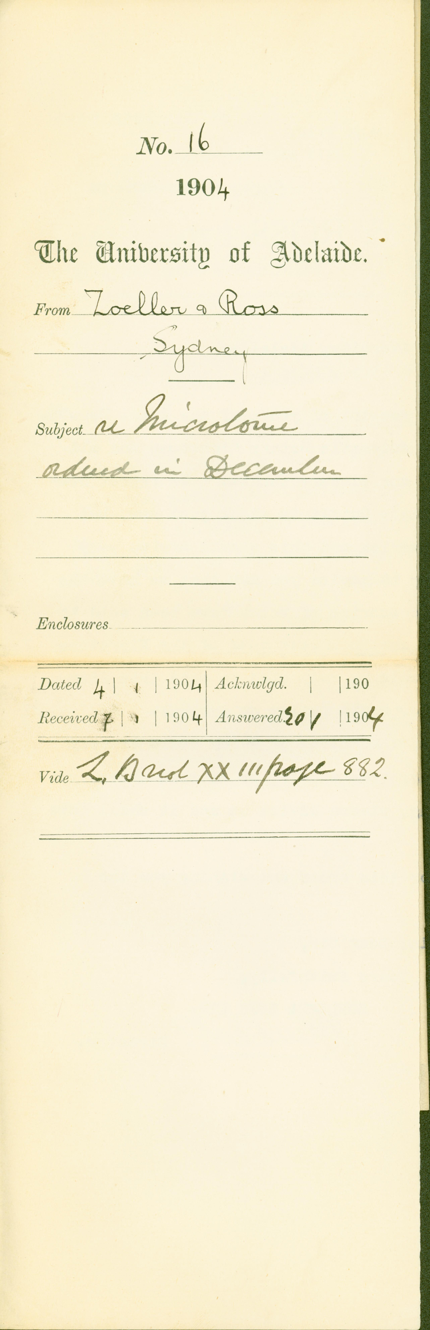 Microtome Ordered in December