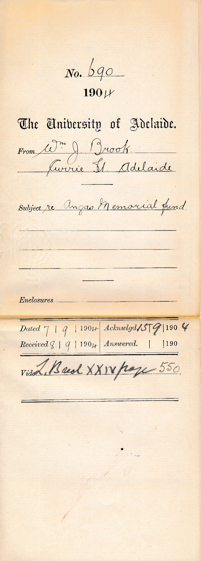 Re Angas Memorial fund