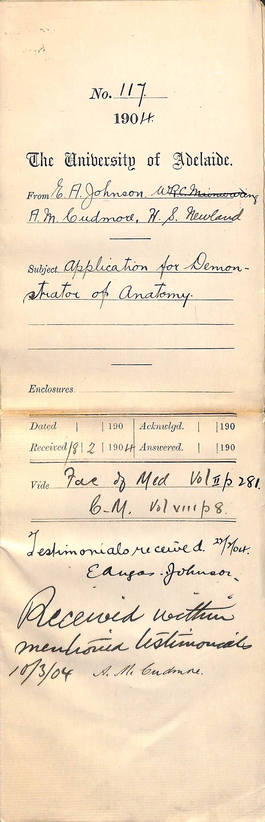 Application for Demonstrator of Anatomy