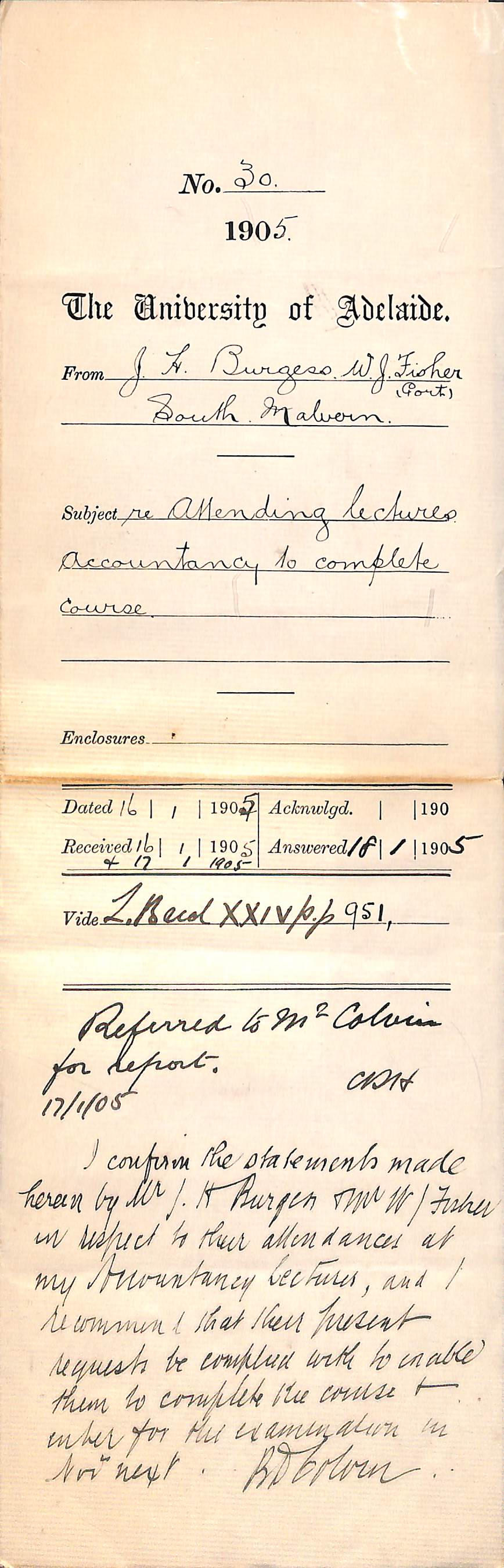 Re attending Accountancy lectures to complete course