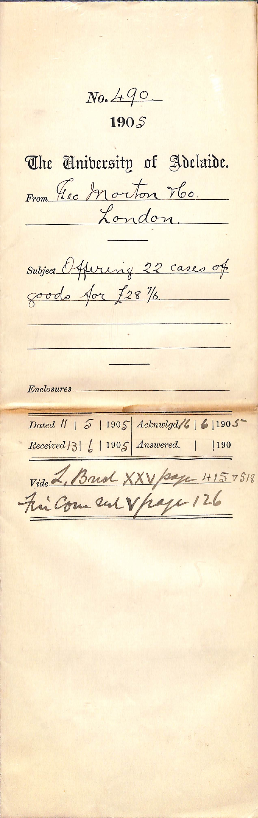 Offering 22 Cases of Goods for 28-7-6 pound