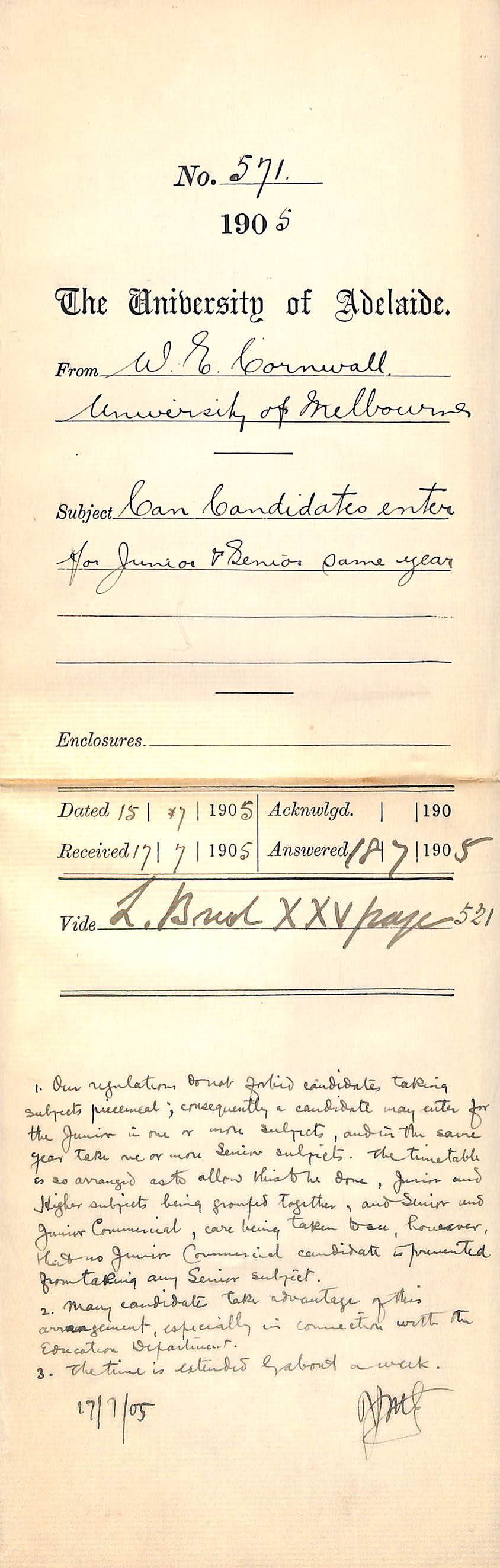 Can Candidates enter for Junior and Senior same year