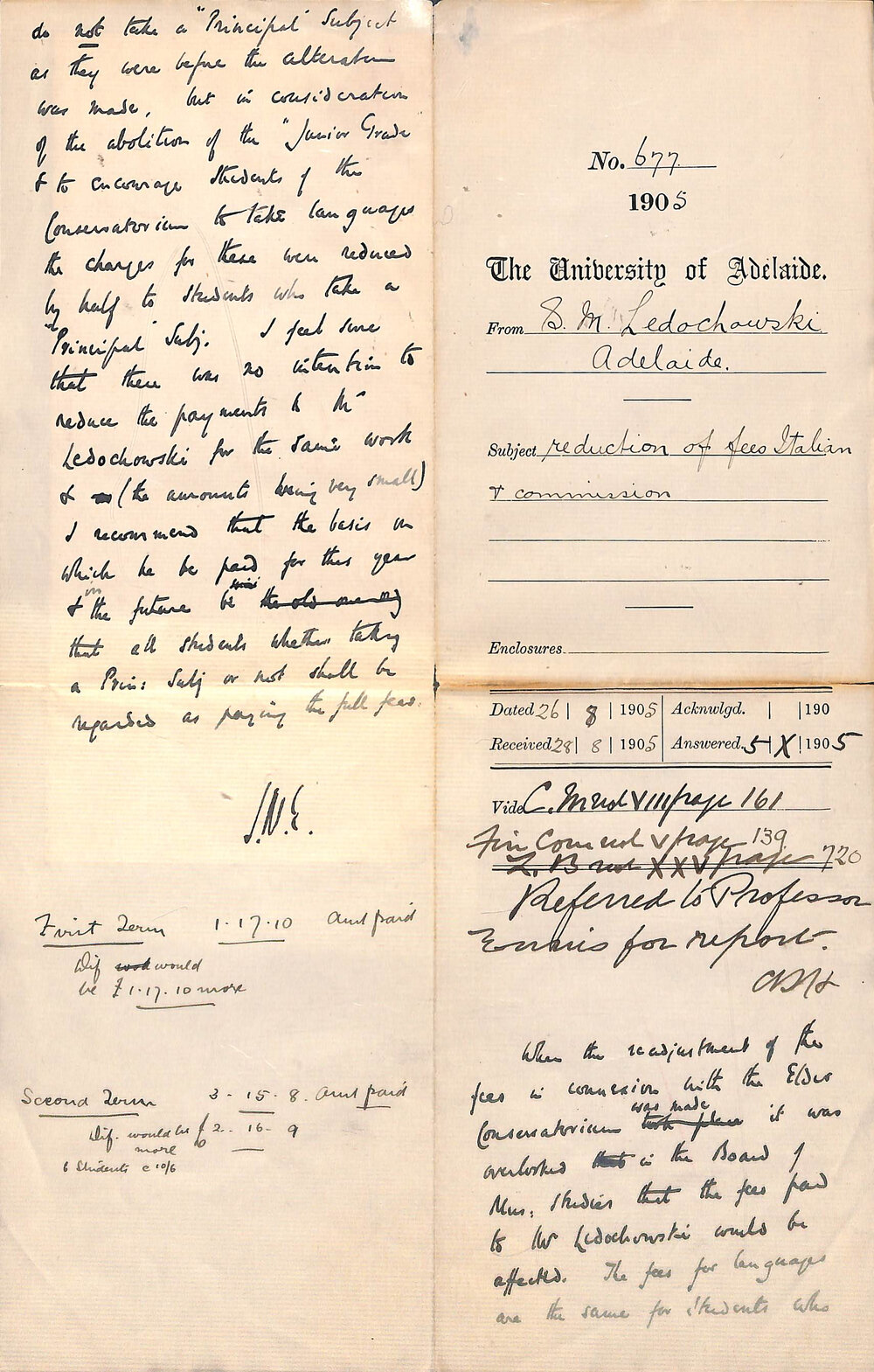 Reduction of fees Italian and commission