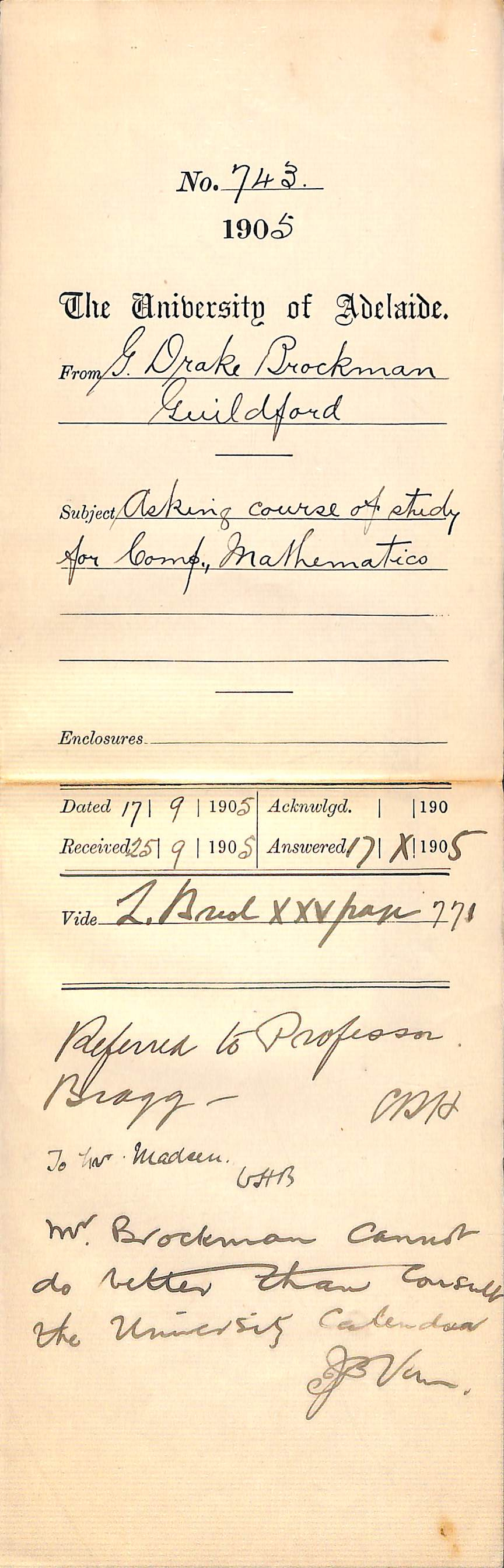 Asking Course of Study for Compulsory Mathematics