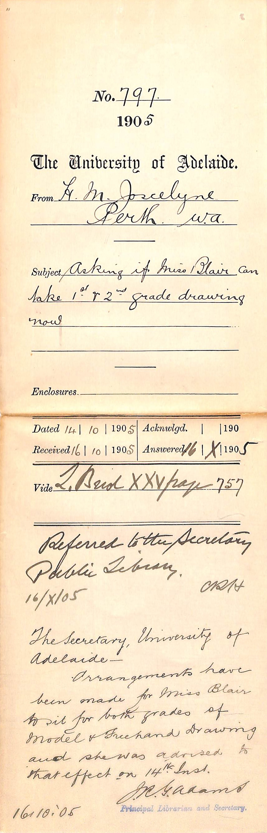 Asking if Miss Blair can take 1st and 2nd grade Drawing now